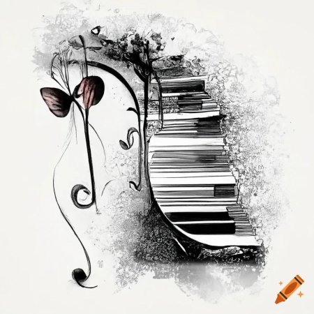 Векторные изображения пианино