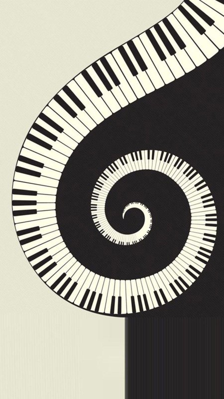 Рояль клавиши графика