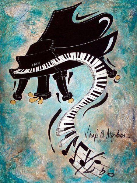 Jazz пианист арт