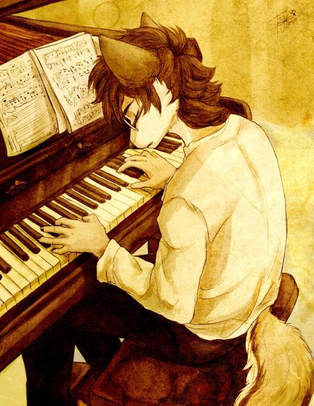 Фурри пианист