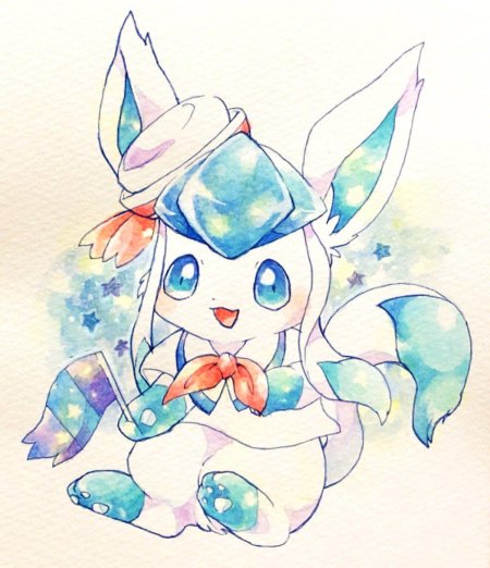 Покемон гласеон чиби