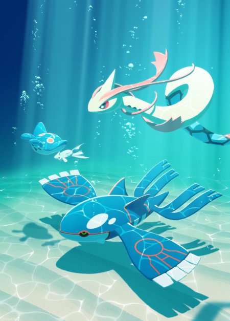 Легендарные покемоны кайогр