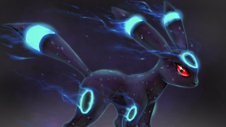 Покемон умбреон неоновый