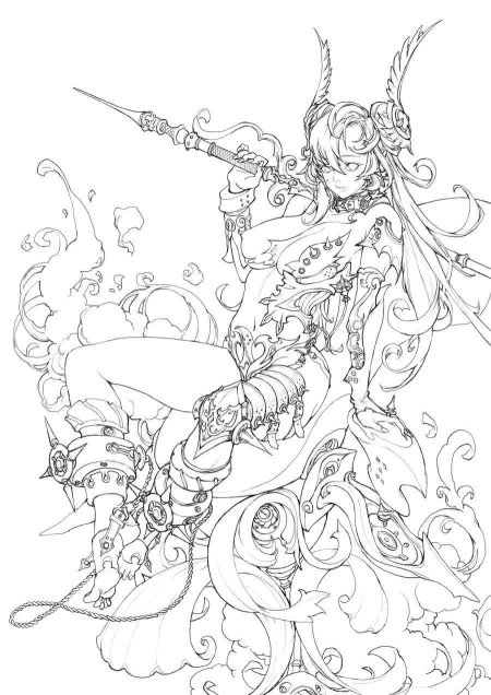 Эскиз аниме