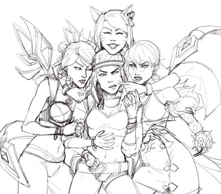 Раскраски league of legends