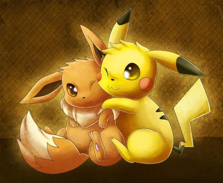 Покемон иви и пикачу любовь