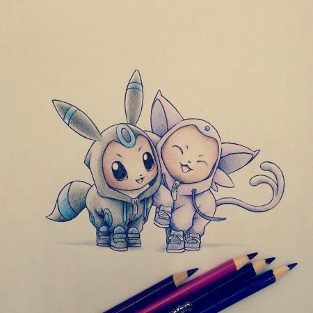 Рисунки покемонов для срисовки