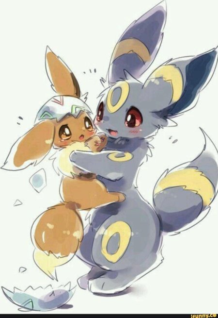 Покемон иви арт милый