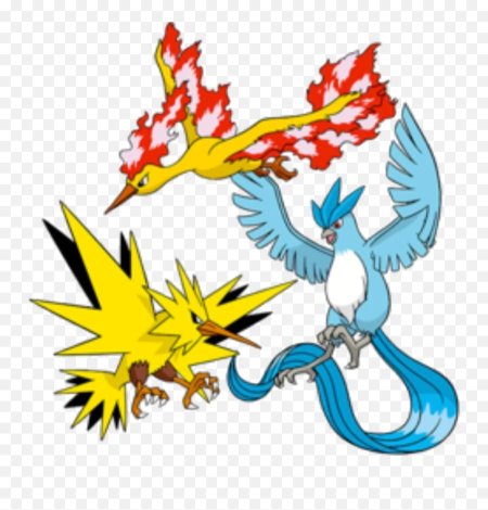 Покемон молтрес запдос и артикуно