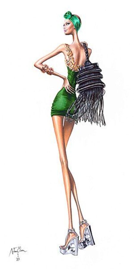 Фэшн иллюстрации джона гальяно