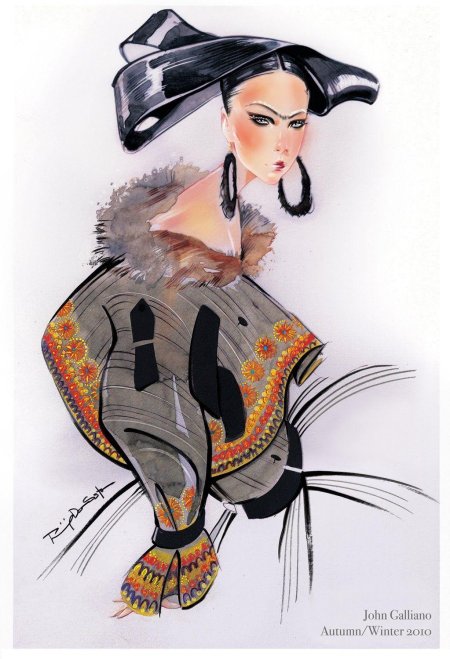 Fashion-иллюстратор нуно дакоста (nuno dacosta)