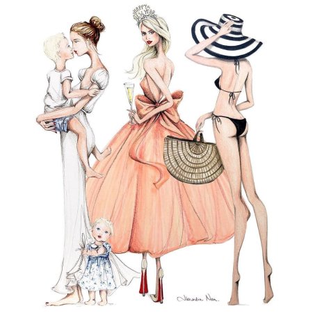 Модная иллюстрация