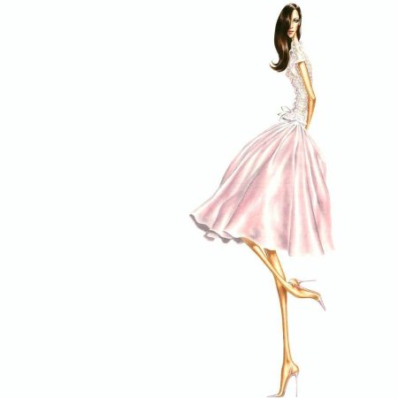 Платье эскиз