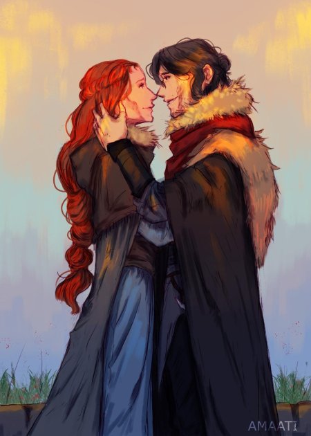 Арты Сандора Клигана и Сансы Старк