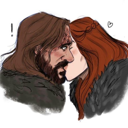 Сандор клиган и санса старк арт