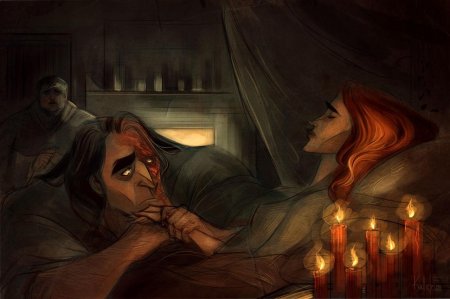 Сандор клиган и санса старк арт