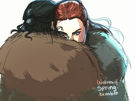 Джон сноу и санса старк