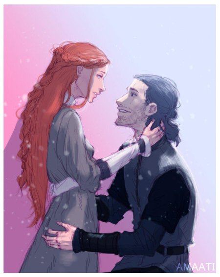 Джон сноу и санса старк