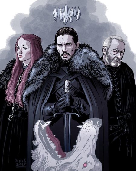 Игра престолов арты джон сноу