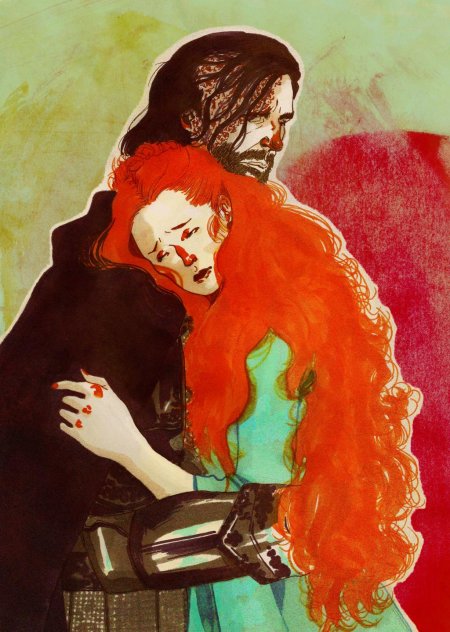 Санса старк и сандор клиган