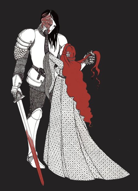 Сандор клиган и санса арт