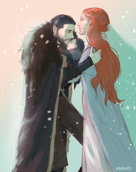 Джон сноу и санса старк