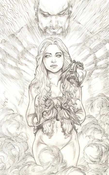 Раскраски игра престолов дейенерис