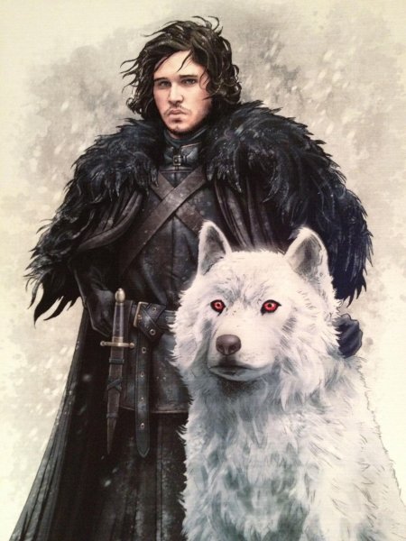 Лютоволк джона сноу