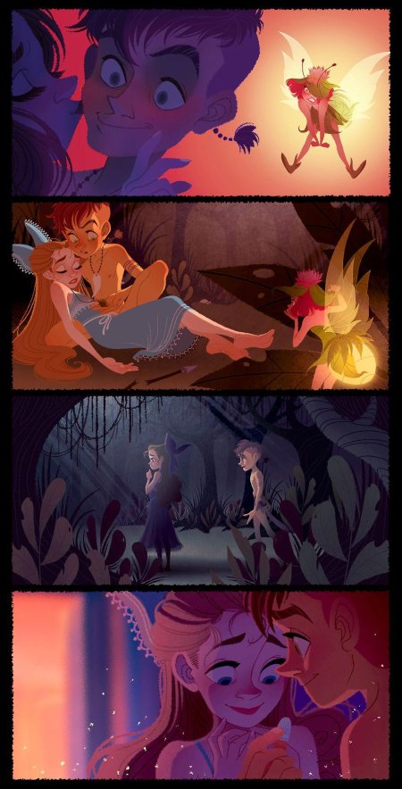 Питер пэн и капитан крюк любовь