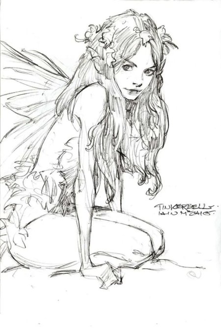 Фея набросок