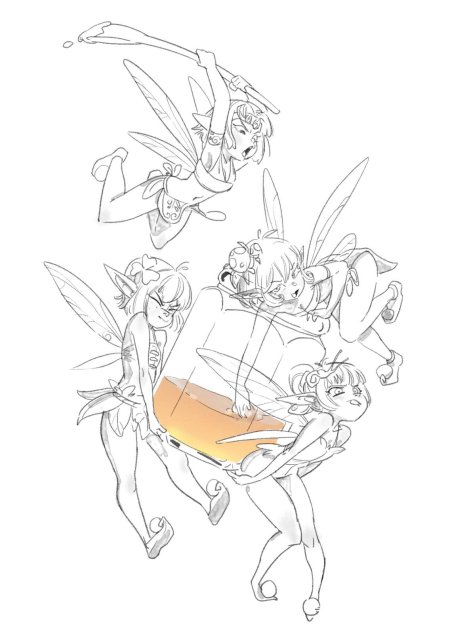 Фея динь раскраска