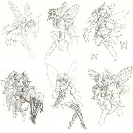 Красивые рисунки карандашом феи