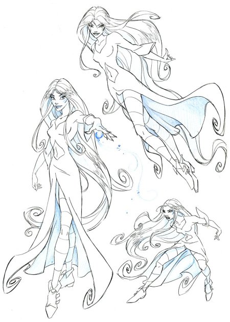 Раскраска чародейки корнелия