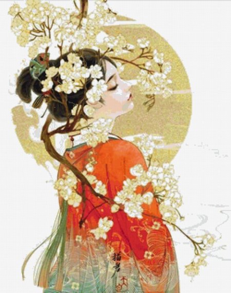 Японская художница haruyo morita. гейши