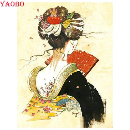 Японская живопись гейши