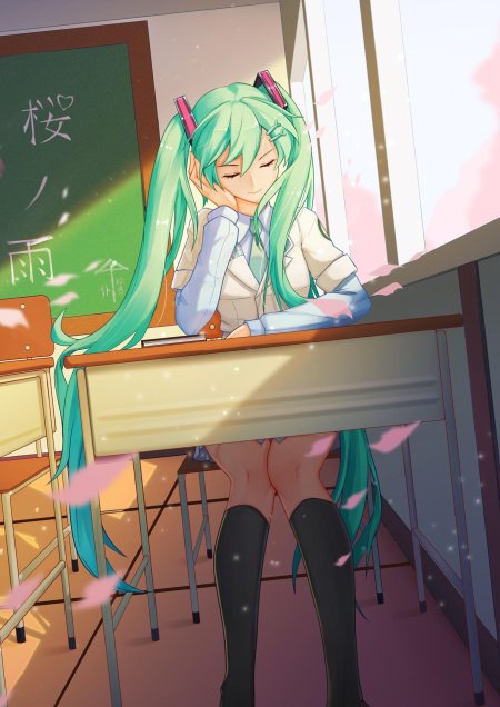 Хатсуне мику в школе