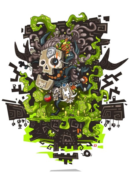 Граффити пиксель арт