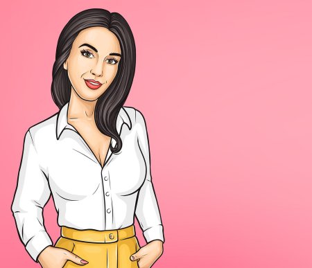 Девушки поп арт