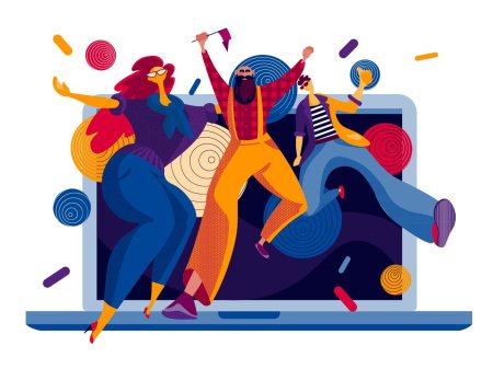 Вечеринка иллюстрация