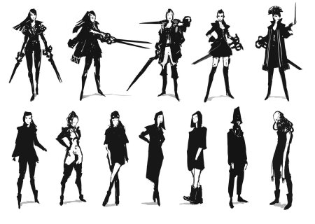 Силуэт персонажа