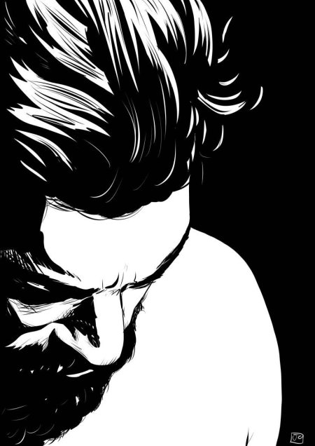 Черно белая графика