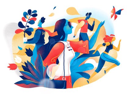 Современная векторная иллюстрация