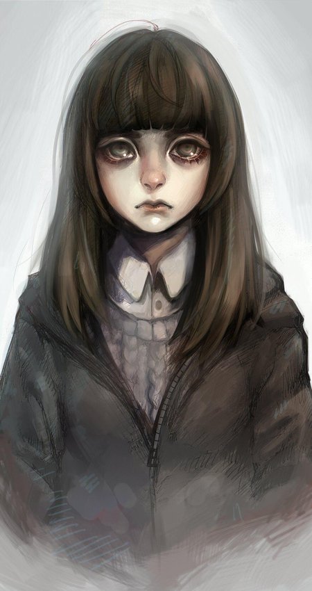 Депрессивная девочка