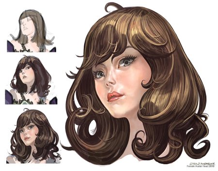 Прическа арт