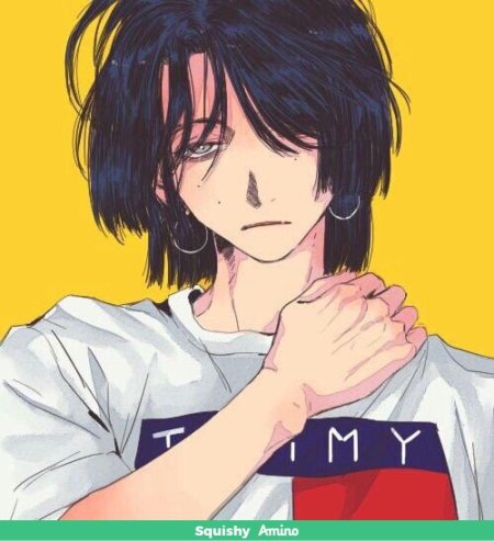 Парень с каре арт