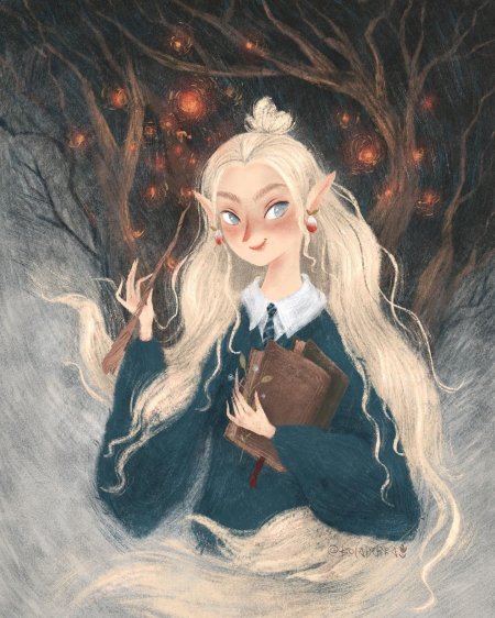 Луна лавгуд арт