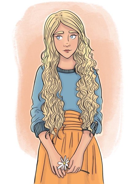 Луна лавгуд рисунок