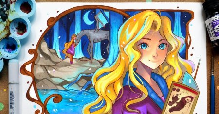 Луна лавгуд арт