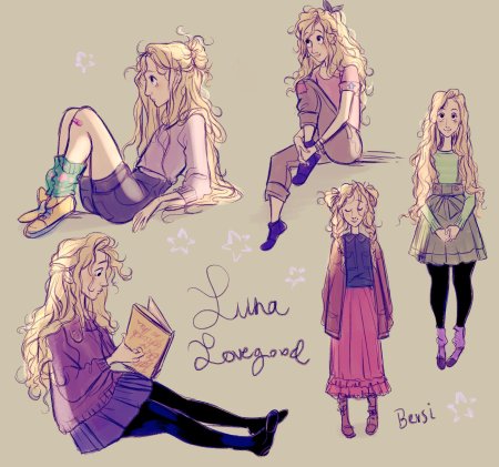 Гарри поттер и луна лавгуд арт