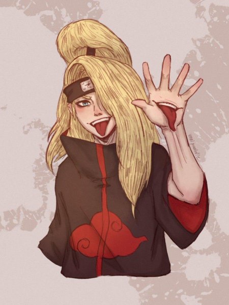 Акацуки дейдара арт